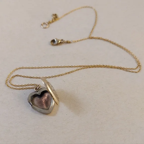 Birks Gold Filled Floral Heart Necklace - Picture 7 of 14
